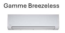 Unité intérieure BREEZELESS 2.0 R32 - 2.6 kW